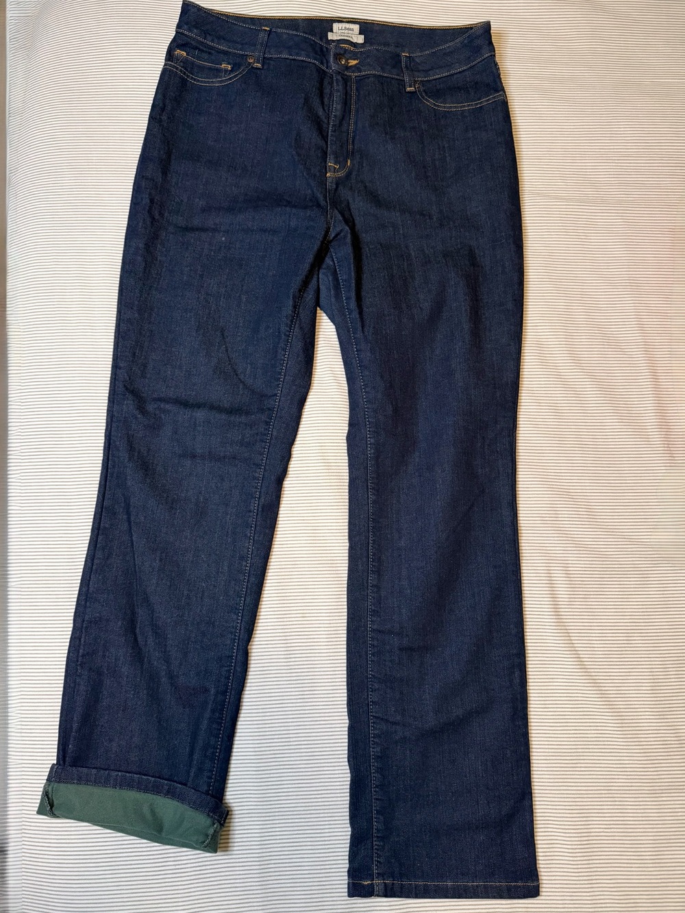 L.L. Bean Women's Flannel Lined Jeans
